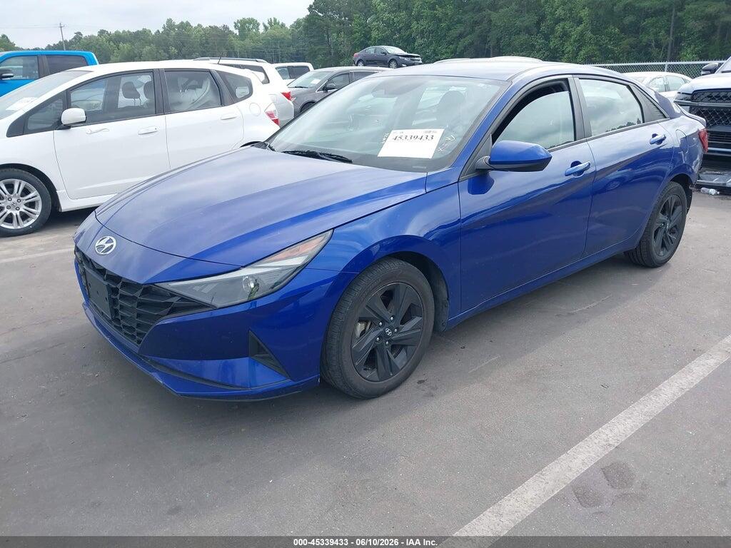 5NPLM4AG8MH013740 2021 HYUNDAI ELANTRA photo no. 2