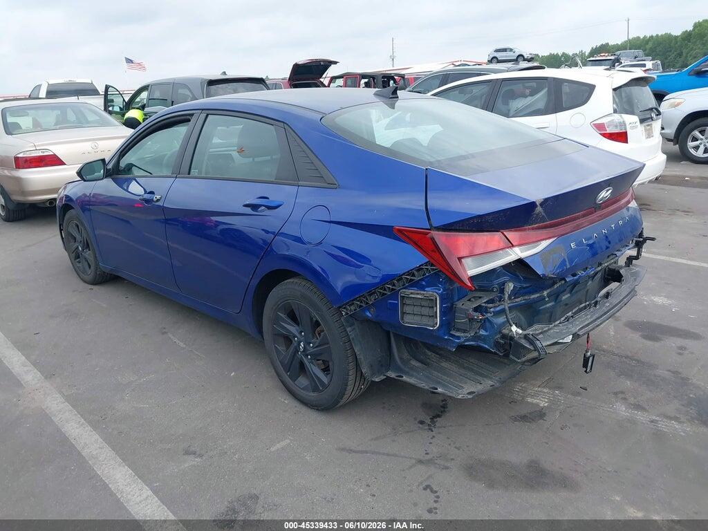 5NPLM4AG8MH013740 2021 HYUNDAI ELANTRA photo no. 3