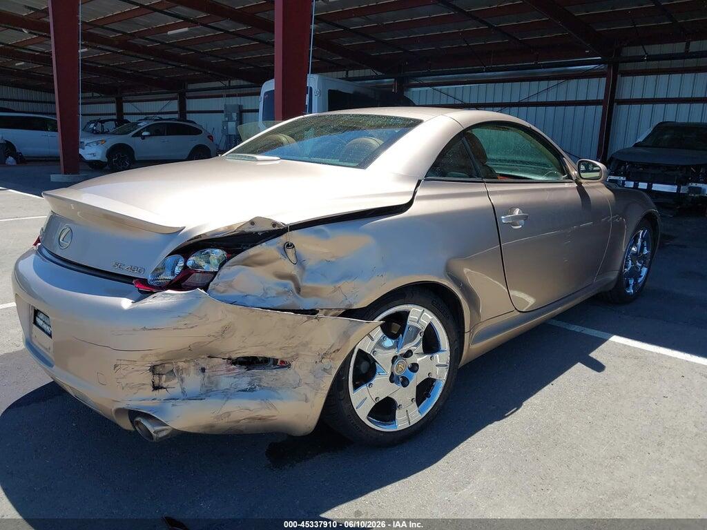 JTHFN48Y140056479 2004 LEXUS SC 430 photo no. 6