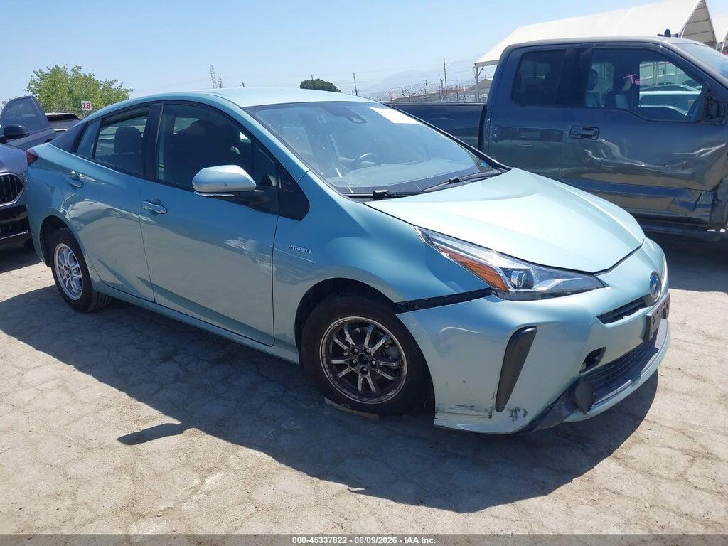 JTDKARFU8K3094313 2019 TOYOTA PRIUS photo no. 1