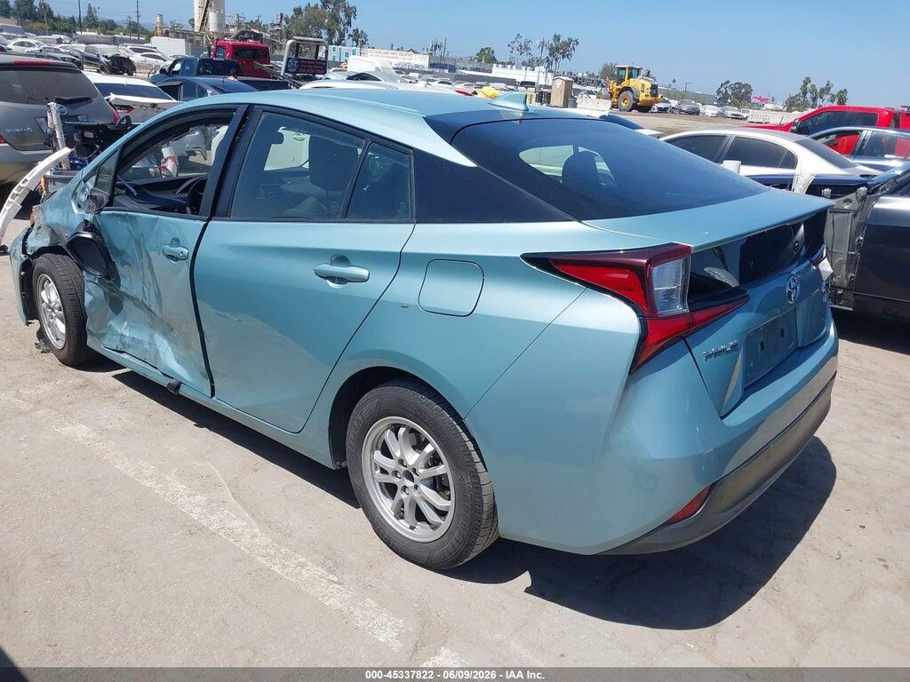 JTDKARFU8K3094313 2019 TOYOTA PRIUS photo no. 3