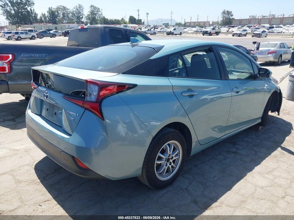 JTDKARFU8K3094313 2019 TOYOTA PRIUS photo no. 4