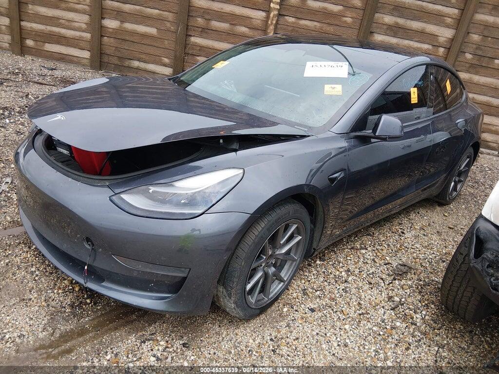 5YJ3E1EAXMF976378 2021 TESLA MODEL 3 photo no. 2