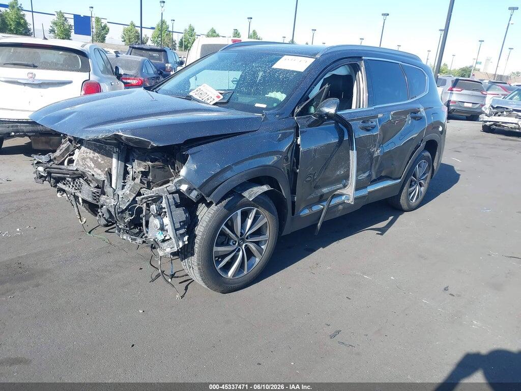 5NMS53AD2LH188408 2020 HYUNDAI SANTA FE photo no. 2