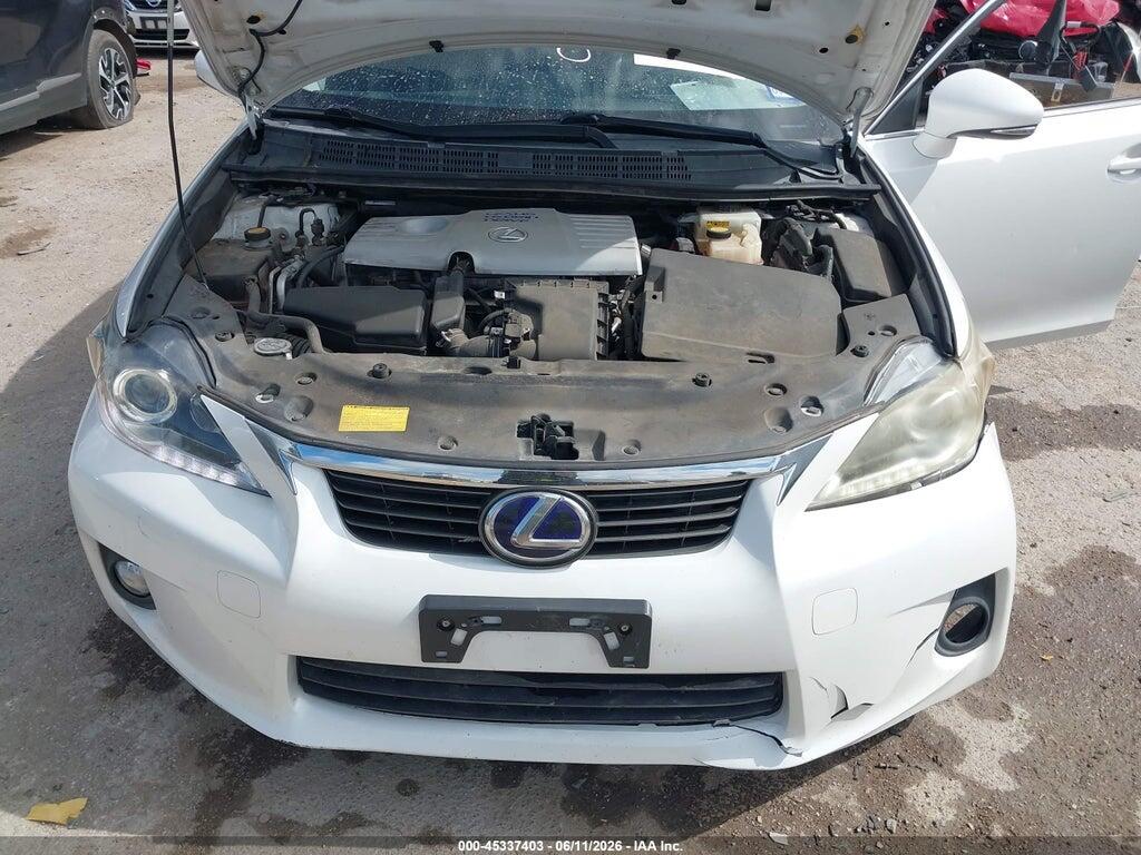 JTHKD5BH6C2121894 2012 LEXUS CT 200H photo no. 10