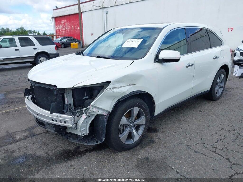 5FRYD3H20FB001494 2015 ACURA MDX photo no. 2