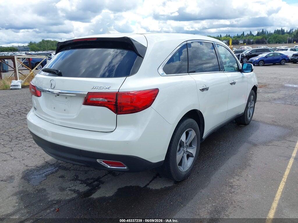 5FRYD3H20FB001494 2015 ACURA MDX photo no. 4