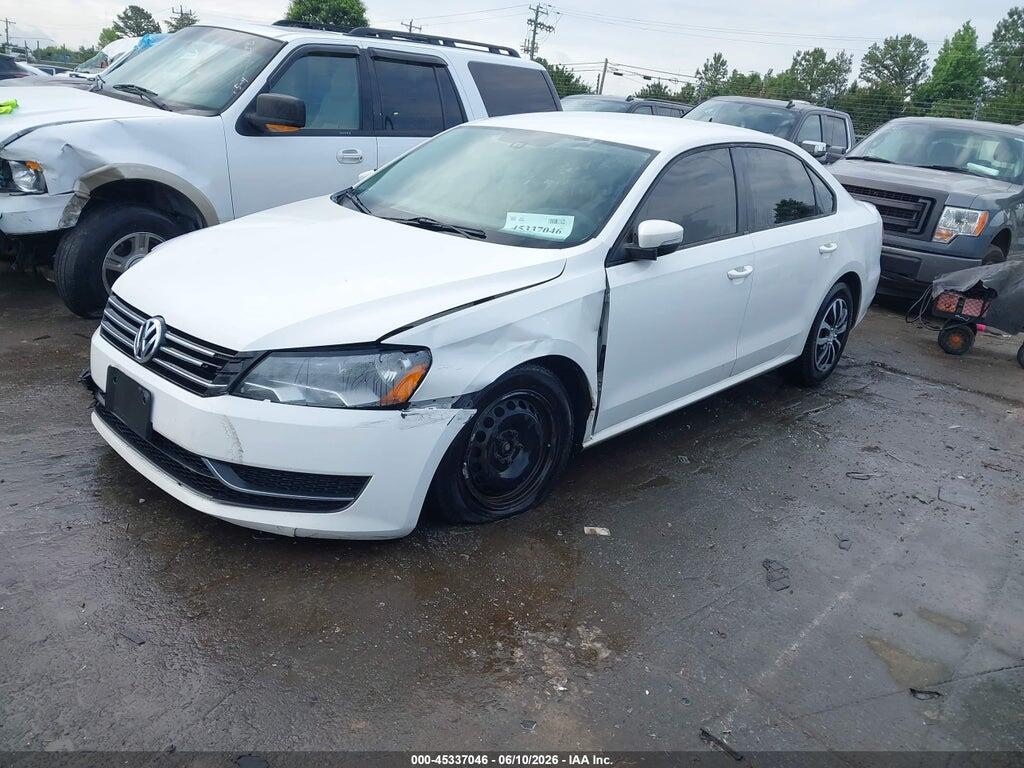 1VWAP7A34DC121519 2013 VOLKSWAGEN PASSAT photo no. 2