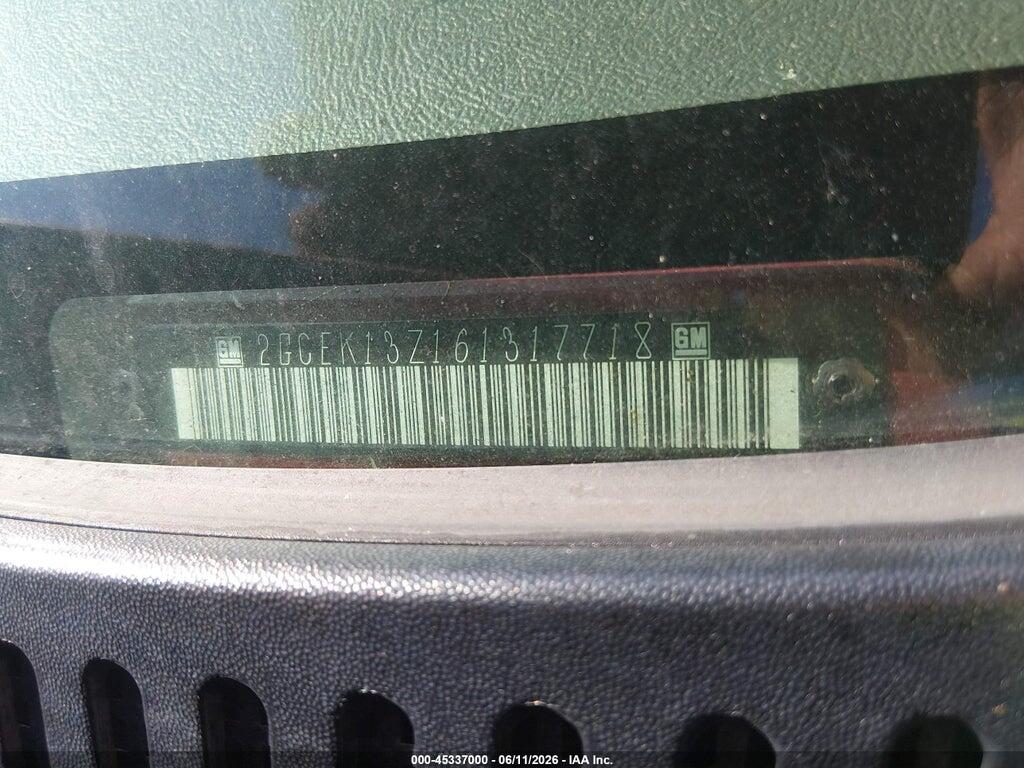 2GCEK13Z161317718 2006 CHEVROLET SILVERADO 1500 photo no. 9