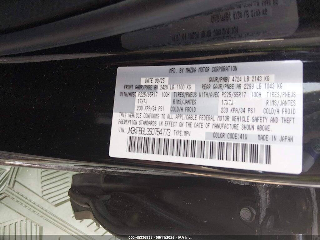 JM3KFBBL3S0754773 2025 MAZDA CX-5 photo no. 9