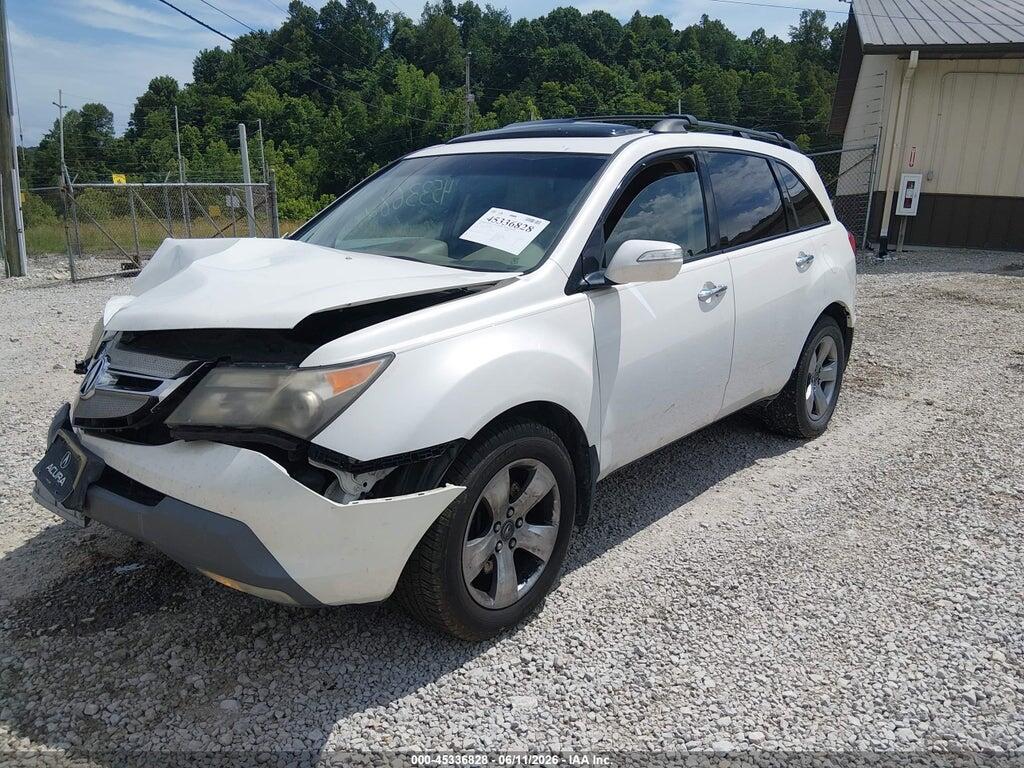 2HNYD28877H523044 2007 ACURA MDX photo no. 2