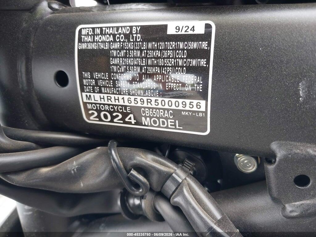 MLHRH1659R5000956 2024 HONDA CB650 photo no. 10