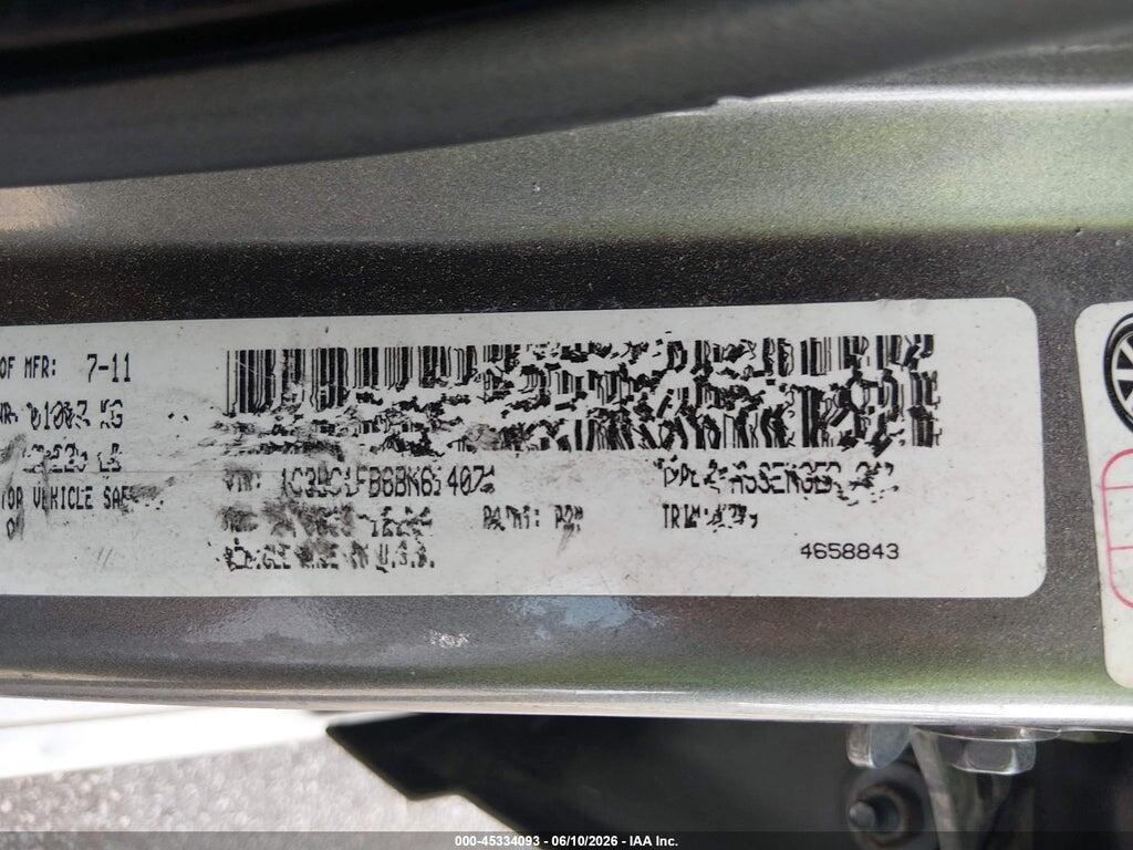 1C3BC1FB6BN614074 2011 CHRYSLER 200 photo no. 12
