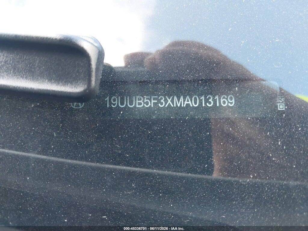 19UUB5F3XMA013169 2021 ACURA TLX photo no. 9