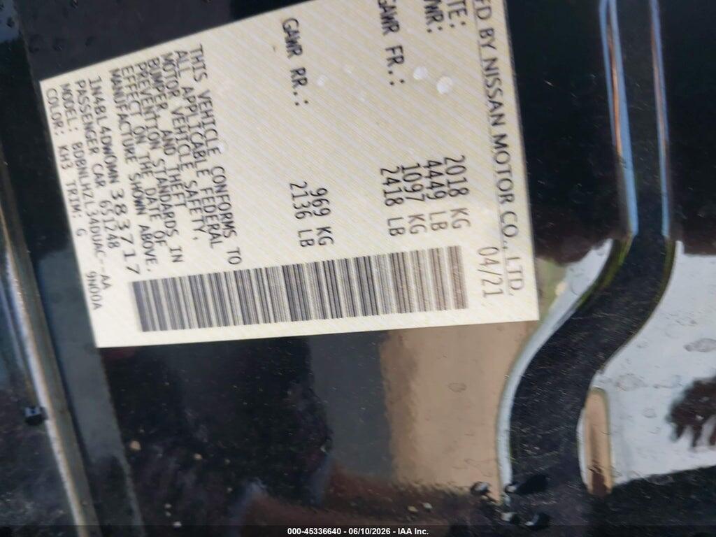 1N4BL4DW0MN383717 2021 NISSAN ALTIMA photo no. 9