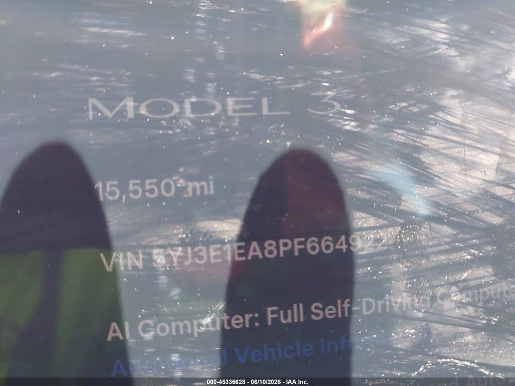 5YJ3E1EA8PF664922 2023 TESLA MODEL 3 photo no. 7
