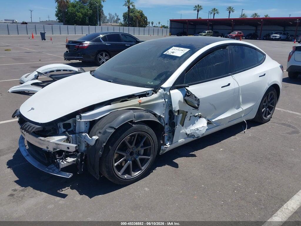 5YJ3E1EA7MF996510 2021 TESLA MODEL 3 photo no. 2