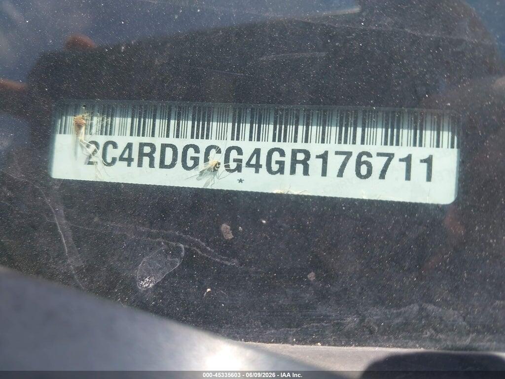 2C4RDGCG4GR176711 2016 DODGE GRAND CARAVAN photo no. 9