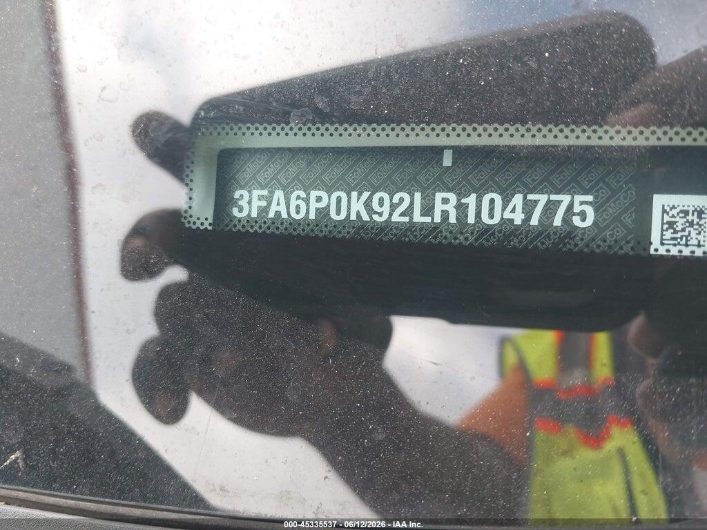 3FA6P0K92LR104775 2020 FORD FUSION photo no. 9