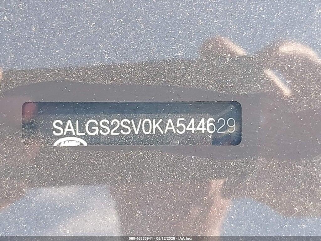 SALGS2SV0KA544629 2019 LAND ROVER RANGE ROVER photo no. 9