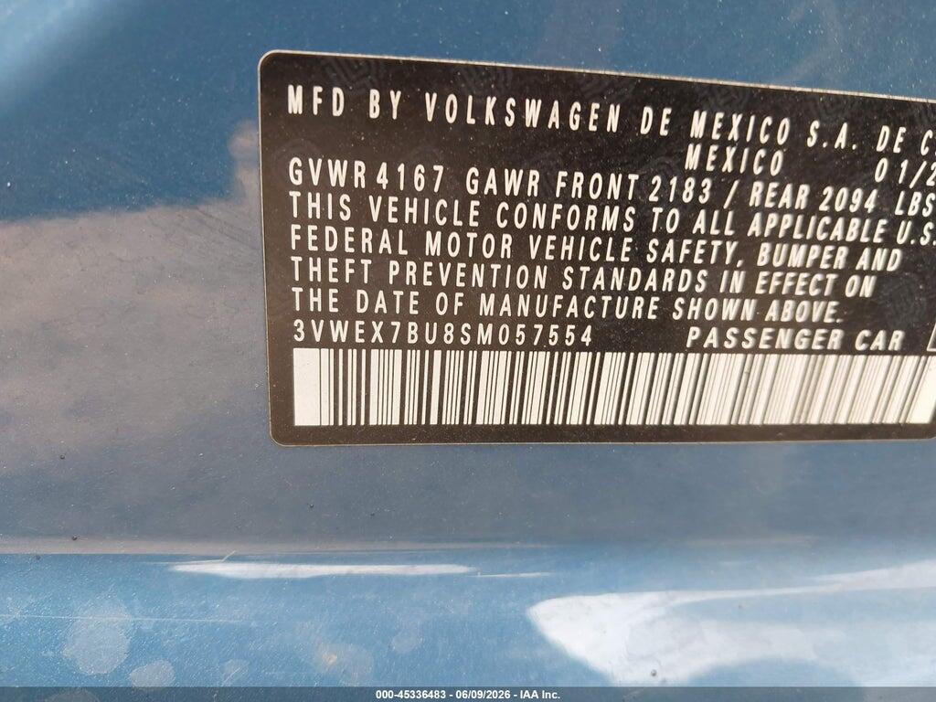 3VWEX7BU8SM057554 2025 VOLKSWAGEN JETTA photo no. 9