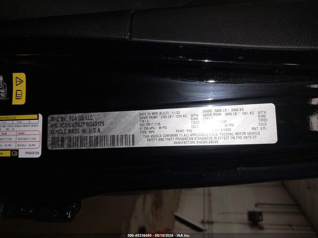 1C4HJXDG2PW543129 2023 JEEP WRANGLER photo no. 9