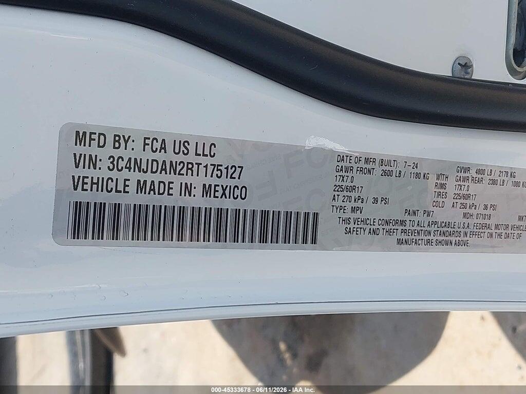 3C4NJDAN2RT175127 2024 JEEP COMPASS photo no. 9