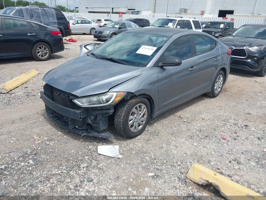 KMHD74LF3HU153993 2017 HYUNDAI ELANTRA photo no. 2