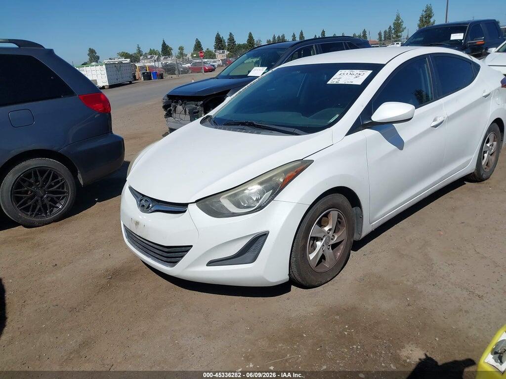 5NPDH4AE1FH622890 2015 HYUNDAI ELANTRA photo no. 2