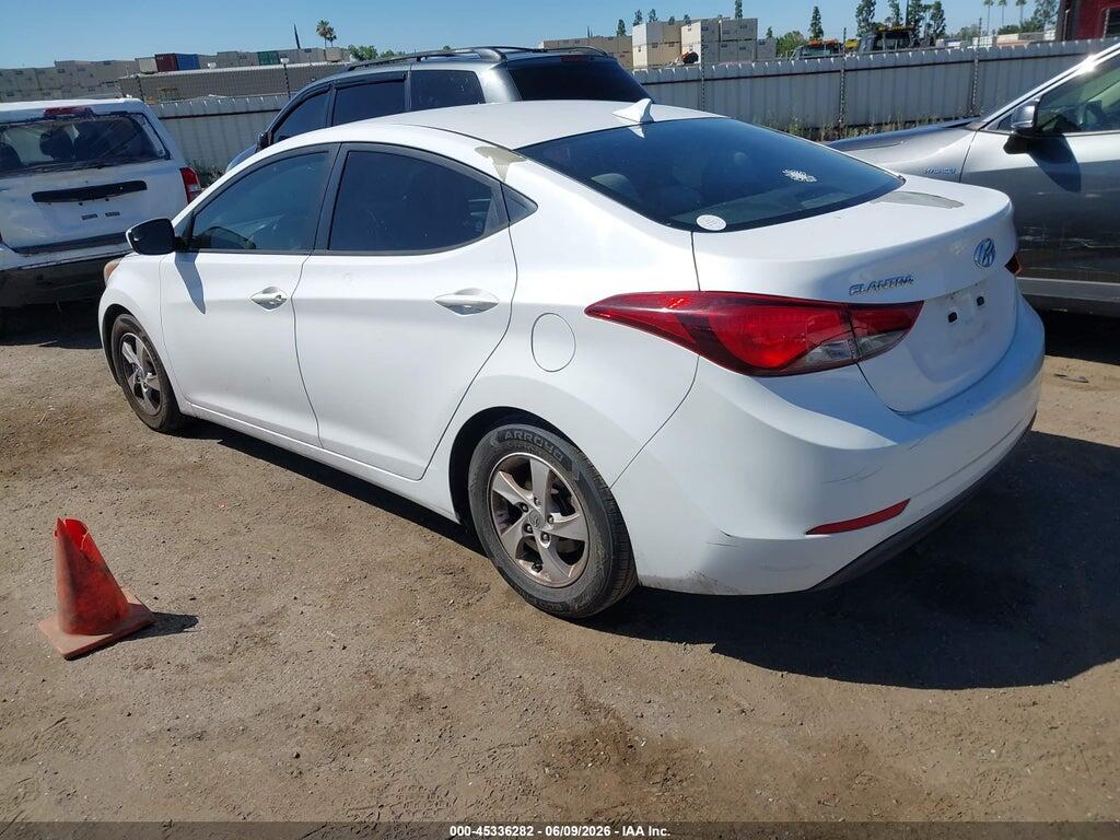 5NPDH4AE1FH622890 2015 HYUNDAI ELANTRA photo no. 3