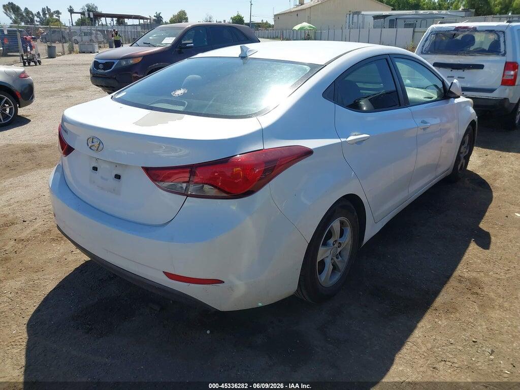 5NPDH4AE1FH622890 2015 HYUNDAI ELANTRA photo no. 4