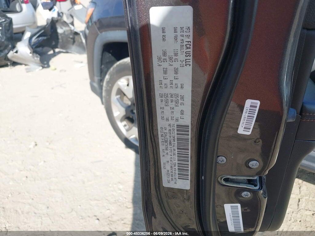 3C4NJDCB8KT747648 2019 JEEP COMPASS photo no. 9