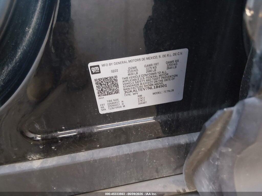 3GKALTEV7NL184501 2022 GMC TERRAIN photo no. 9