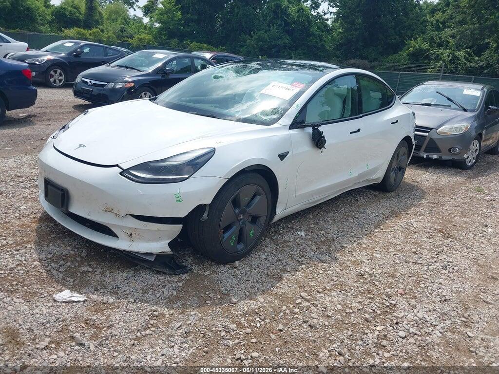 5YJ3E1EBXNF192910 2022 TESLA MODEL 3 photo no. 2
