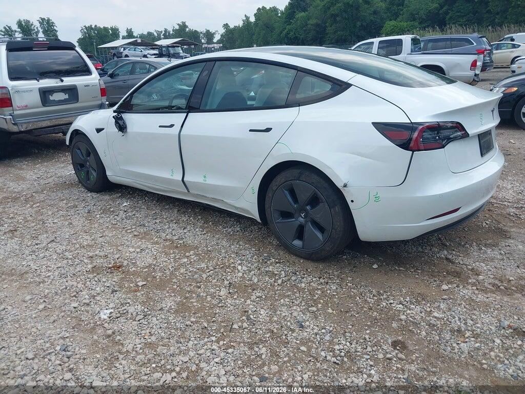 5YJ3E1EBXNF192910 2022 TESLA MODEL 3 photo no. 3
