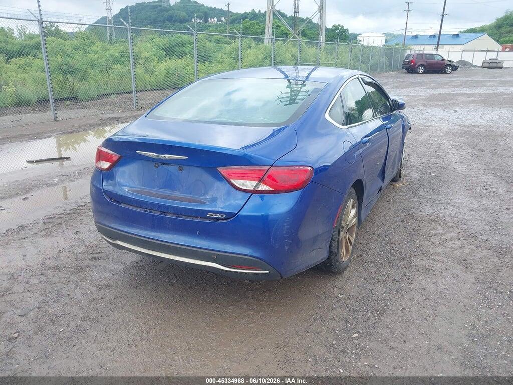 1C3CCCAB6FN683134 2015 CHRYSLER 200 photo no. 4