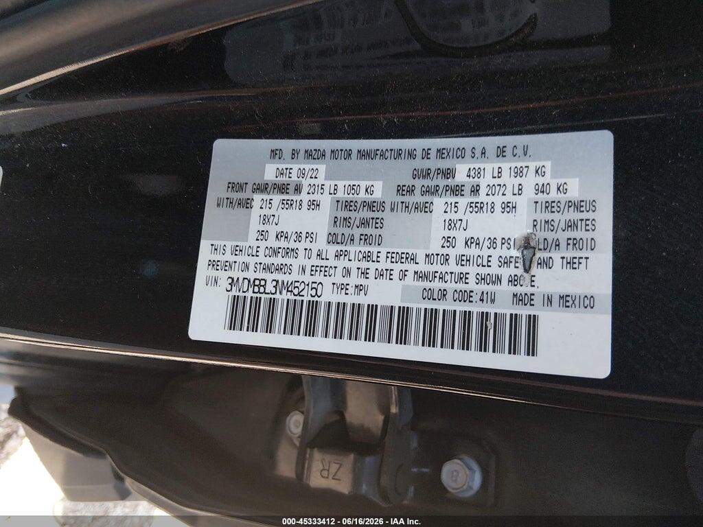 3MVDMBBL3NM452150 2022 MAZDA CX-30 photo no. 9