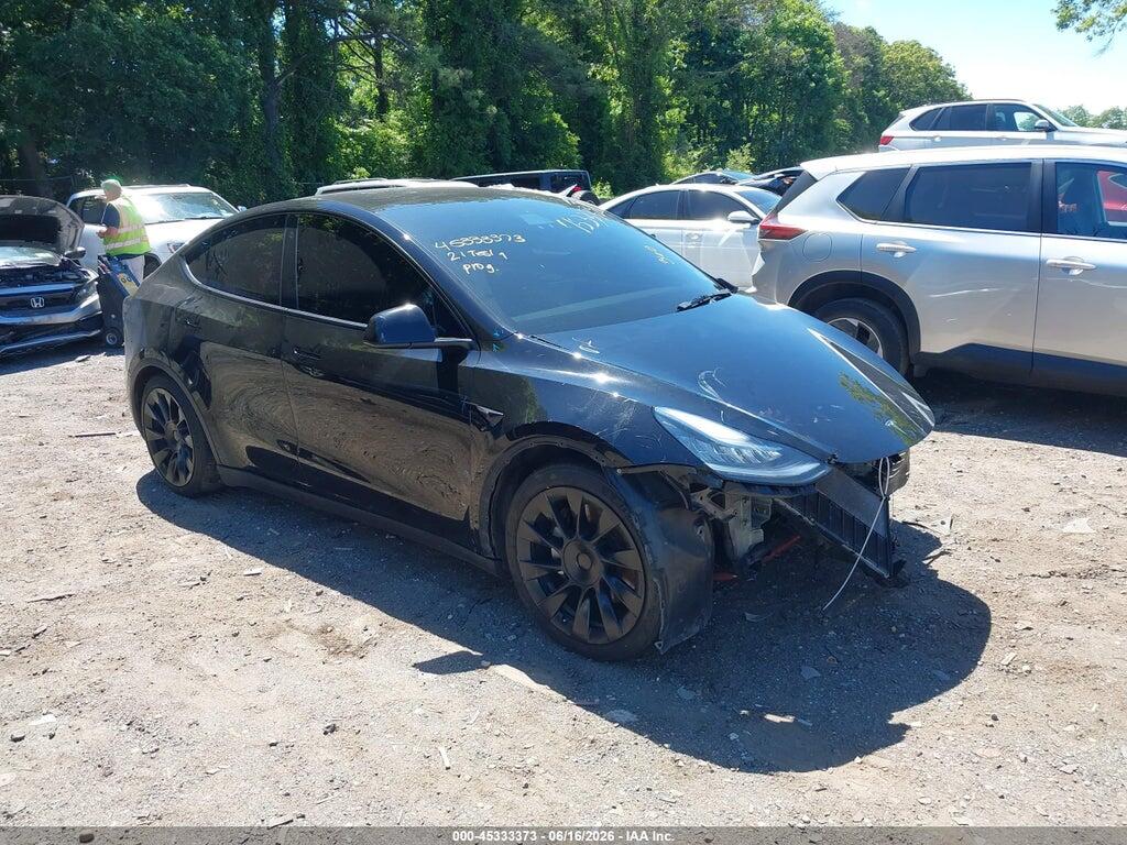 5YJYGAEE1MF143992 2021 TESLA MODEL Y photo no. 1