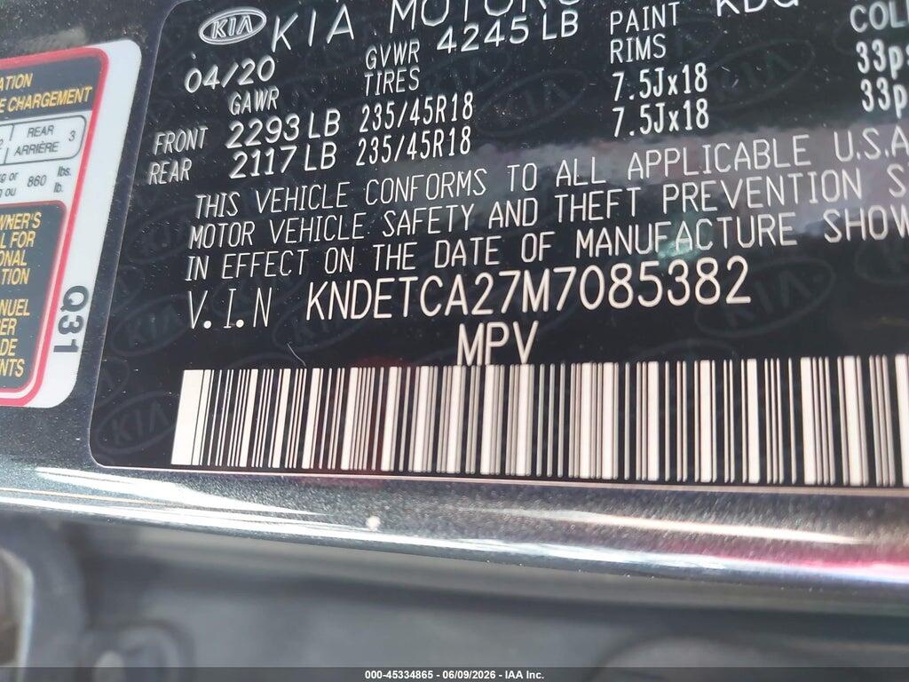 KNDETCA27M7085382 2021 KIA SELTOS photo no. 9