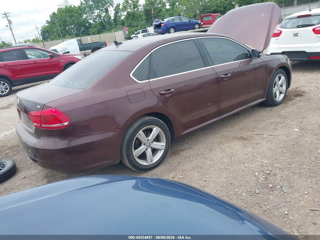 1VWBP7A31DC035041 2013 VOLKSWAGEN PASSAT photo no. 4