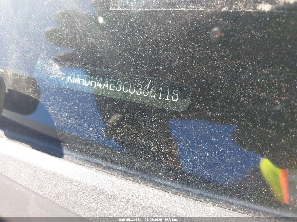 KMHDH4AE3CU366118 2012 HYUNDAI ELANTRA photo no. 12