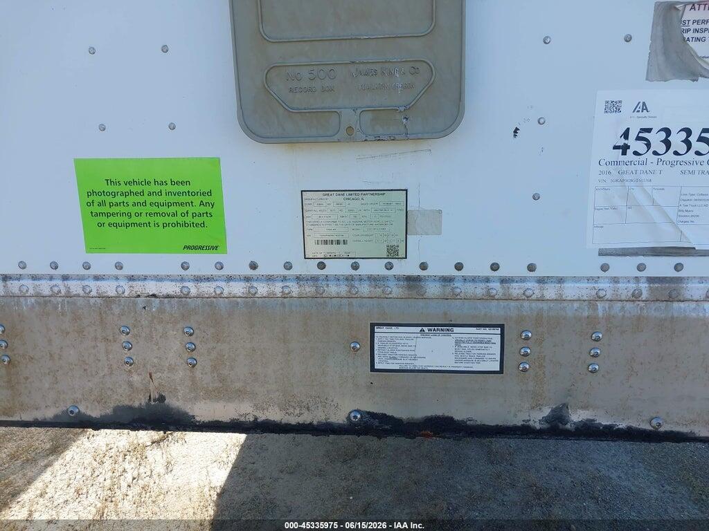 1GRAP0628GT603768 2016 GREAT DANE TRAILERS UNKNOWN photo no. 7