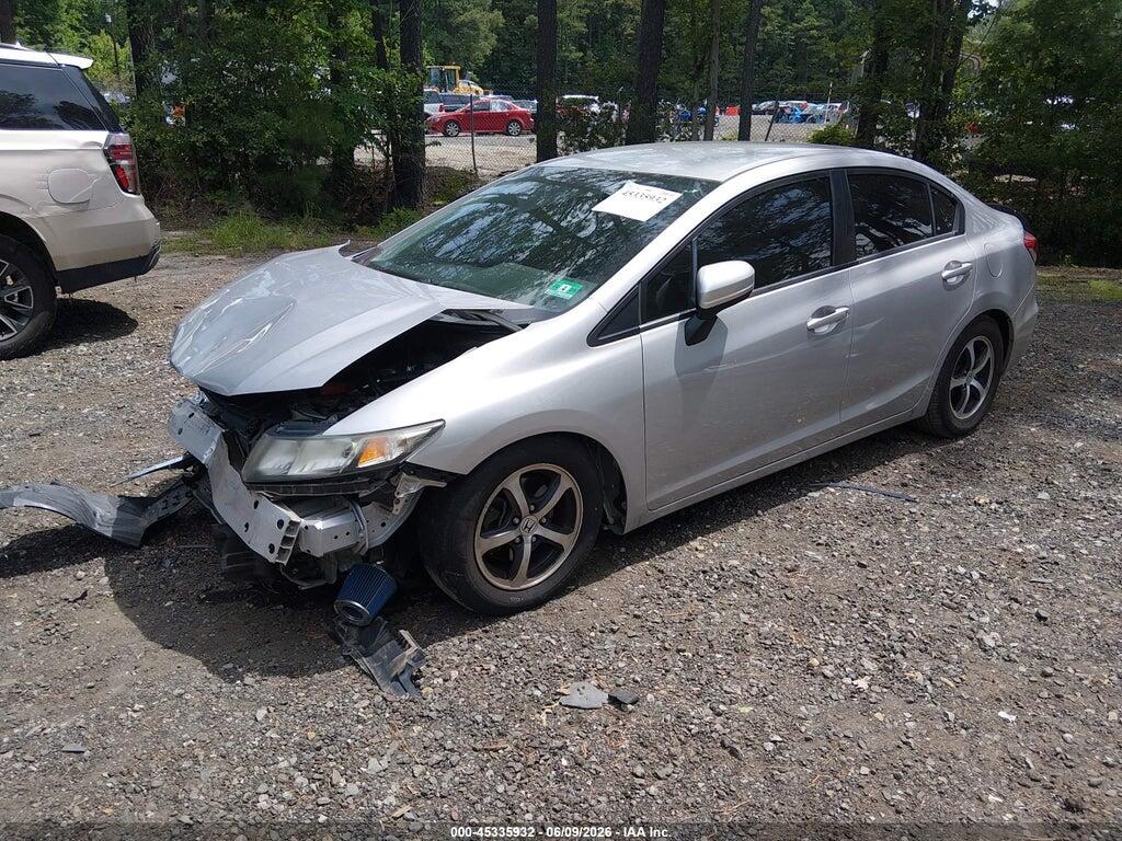 19XFB2F76FE213717 2015 HONDA CIVIC photo no. 2