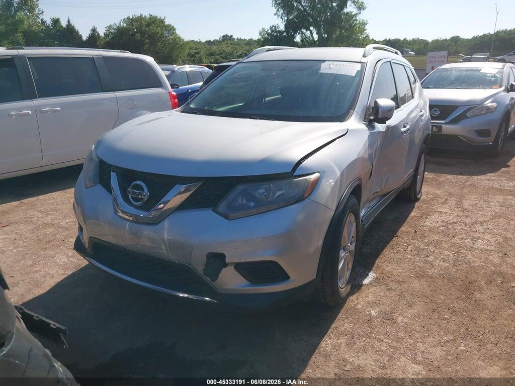KNMAT2MT3GP631483 2016 NISSAN ROGUE photo no. 2