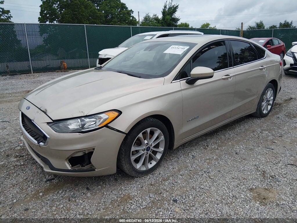 3FA6P0LU7KR119953 2019 FORD FUSION HYBRID photo no. 2