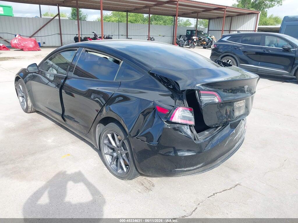 5YJ3E1EA0NF352199 2022 TESLA MODEL 3 photo no. 3