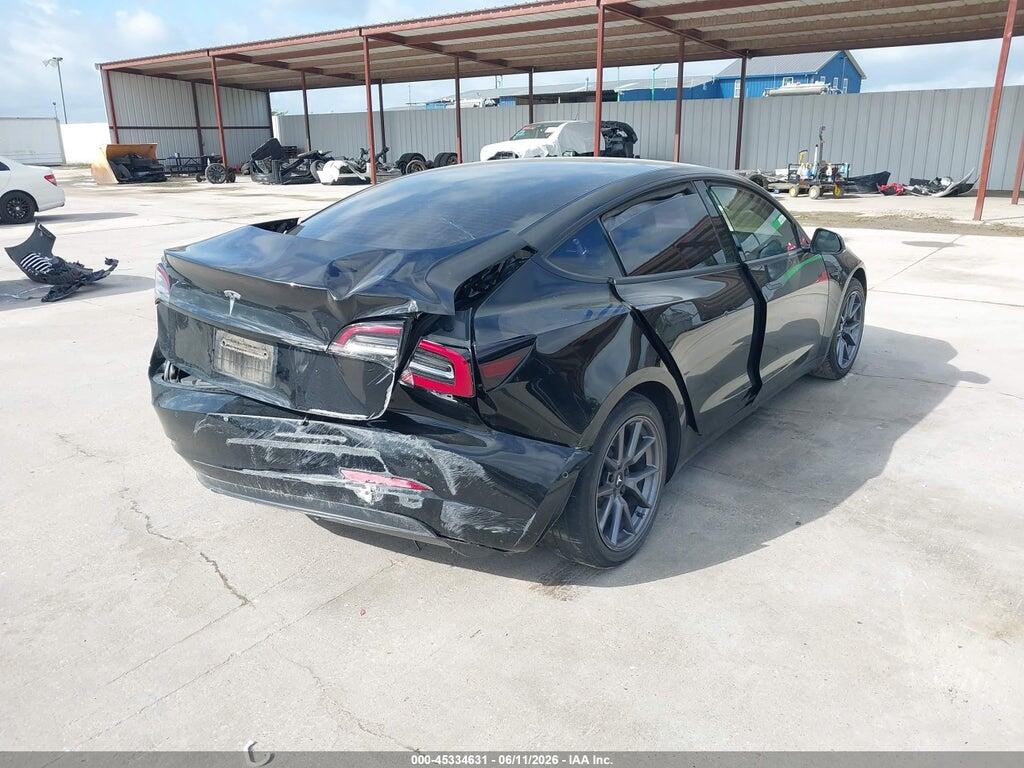 5YJ3E1EA0NF352199 2022 TESLA MODEL 3 photo no. 4