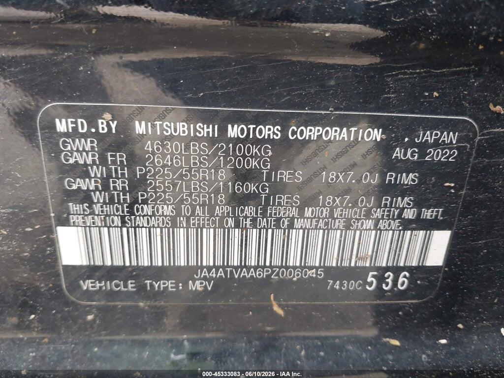 JA4ATVAA6PZ006045 2023 MITSUBISHI ECLIPSE CROSS photo no. 9