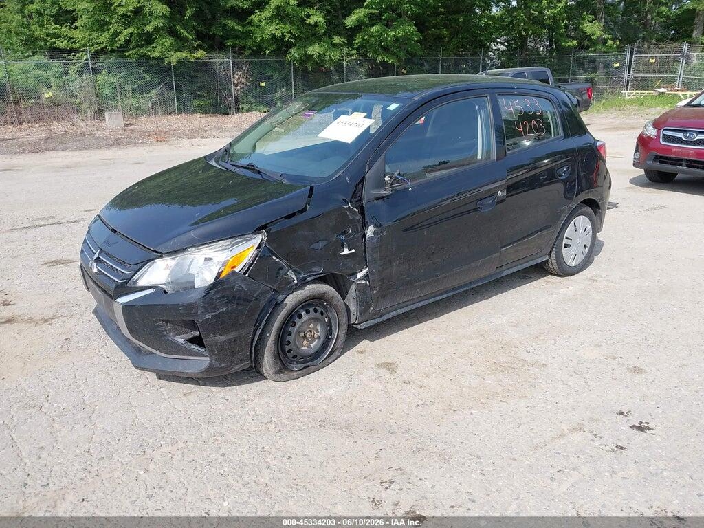 ML32AUHJ5MH001035 2021 MITSUBISHI MIRAGE photo no. 2