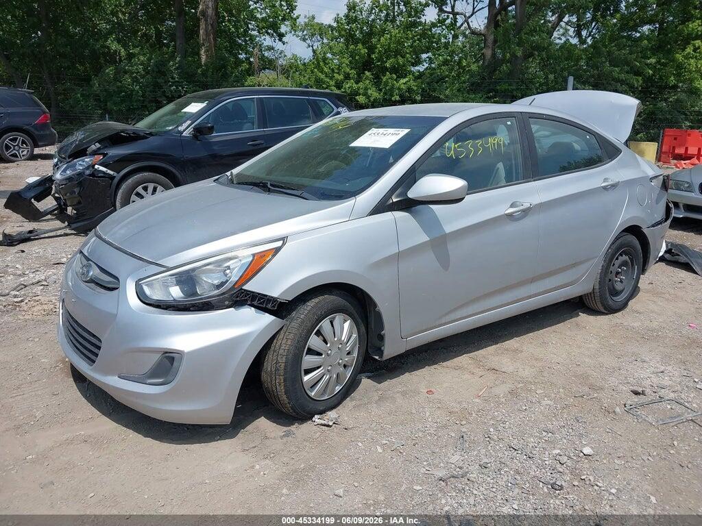 KMHCT4AEXGU149987 2016 HYUNDAI ACCENT photo no. 2